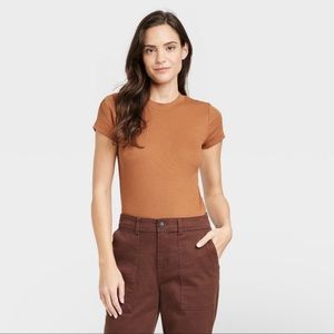 A New Day ribbed t shirt body suit